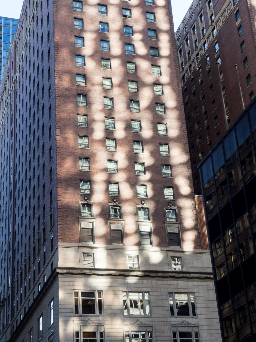 Sunlight reflected on building, Chicago