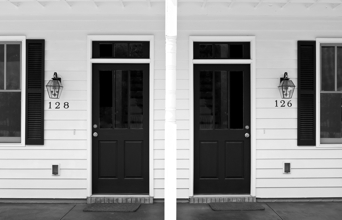 Two doors, Beaufort, North Carolina