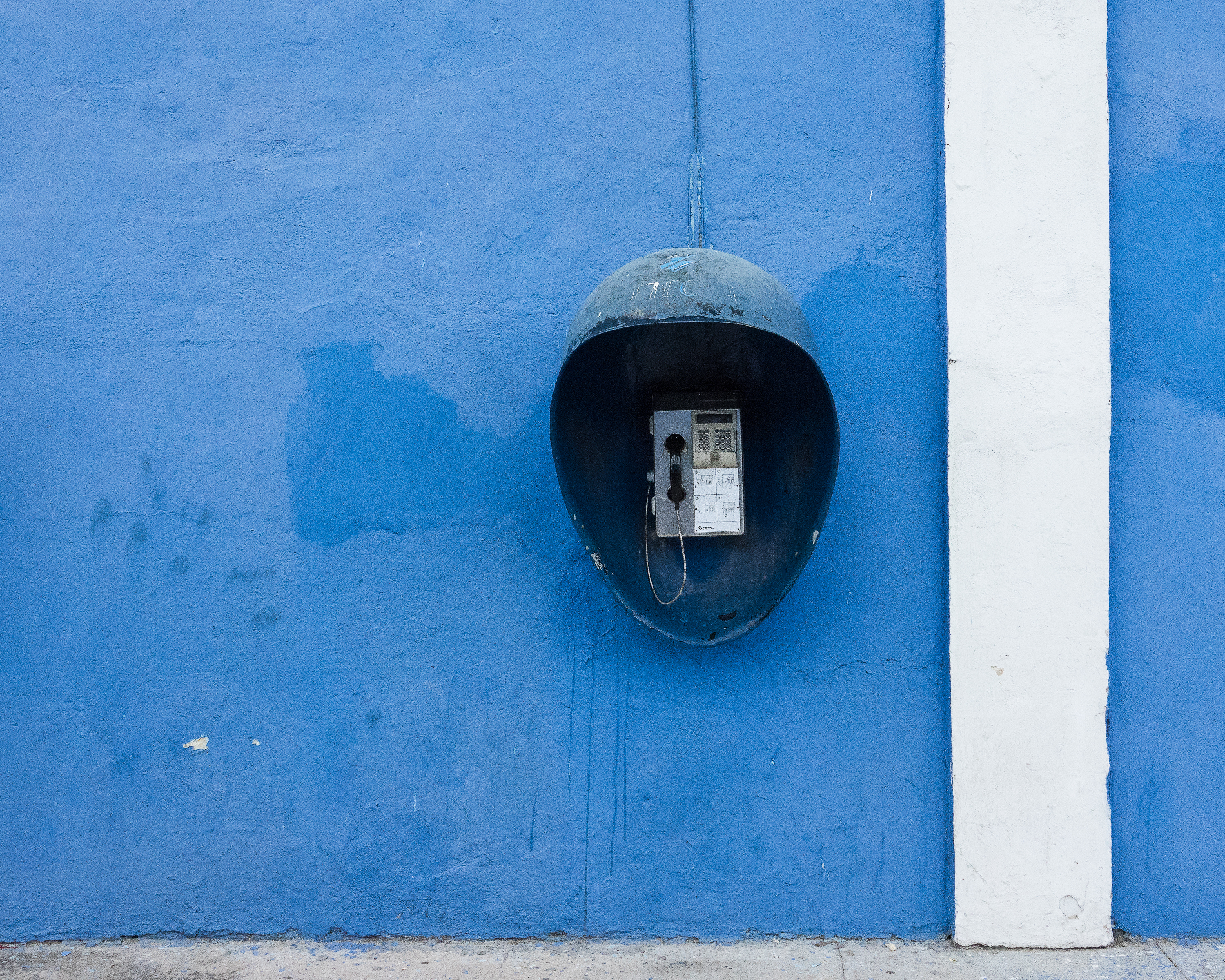 Phone booth, Remedios, Cuba (2017)