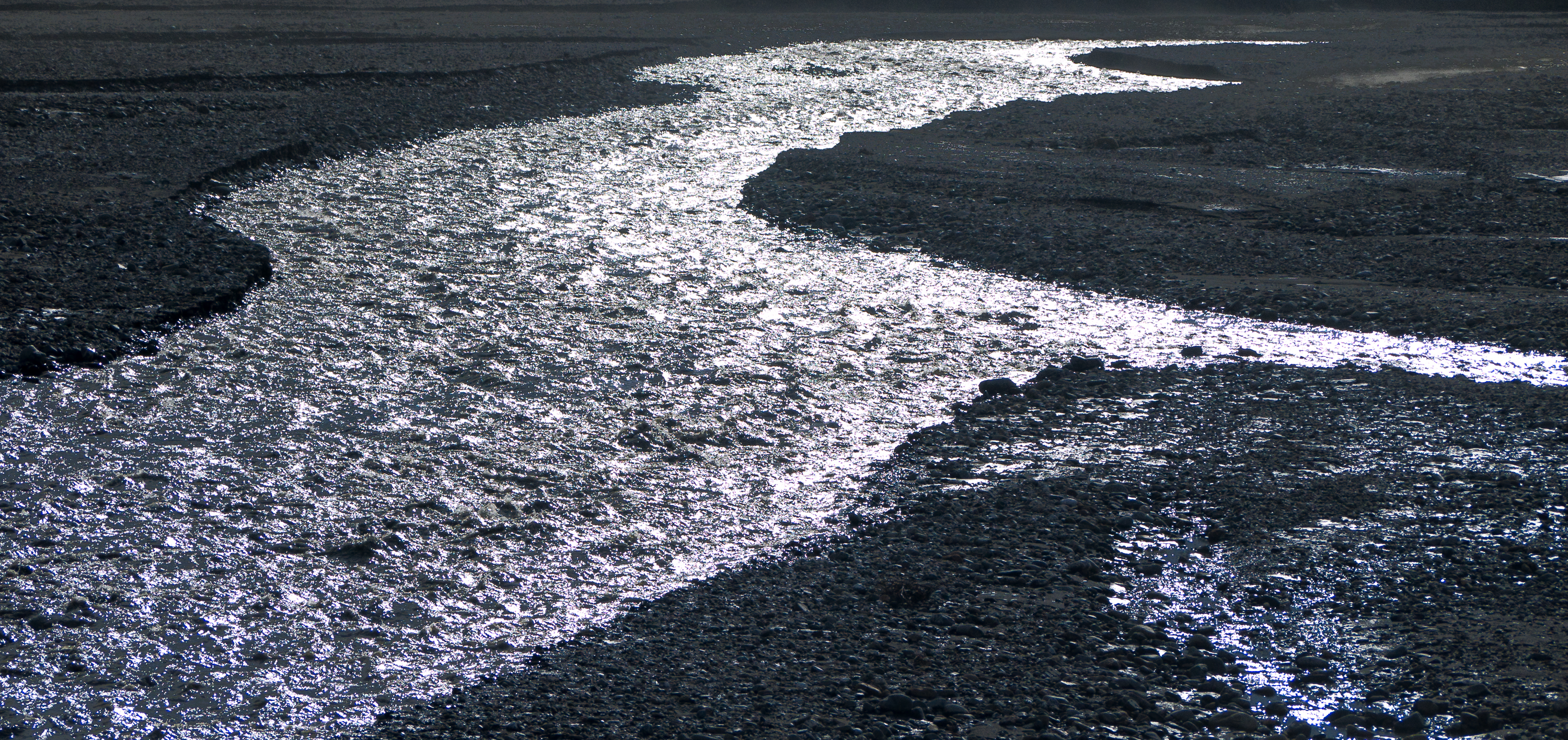 Braided river, near Denali, Alaska (2010)