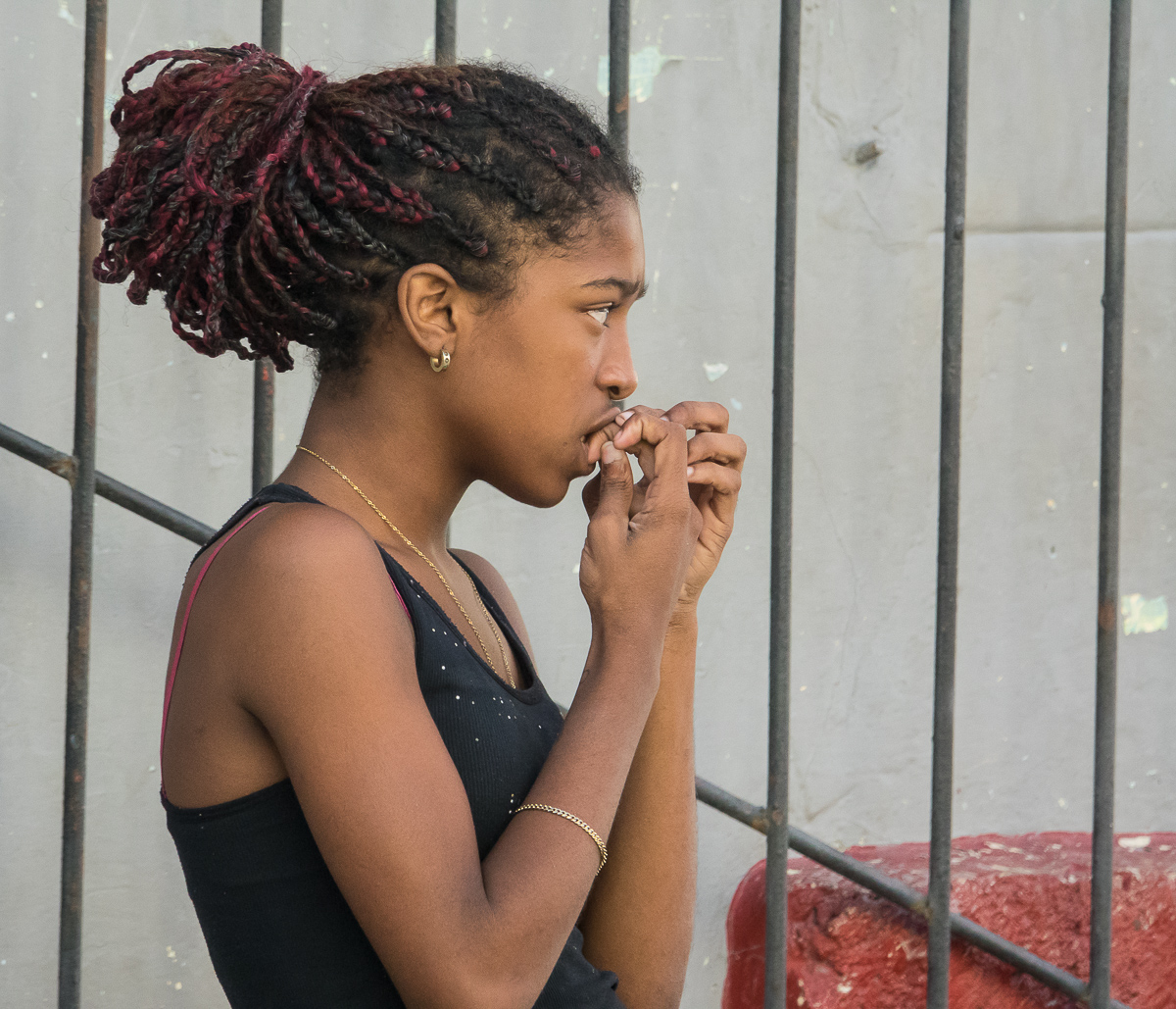 Young woman in Havana