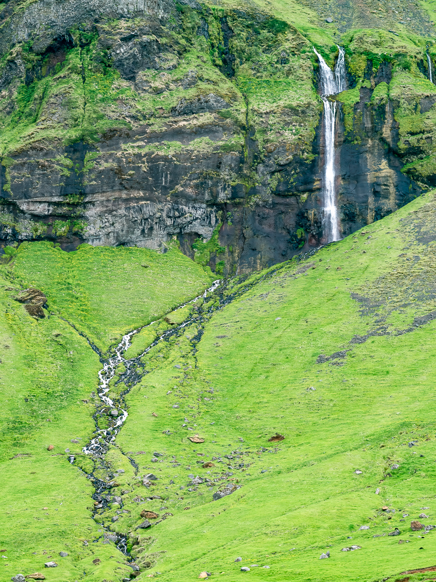 Nameless waterfall, near Vik