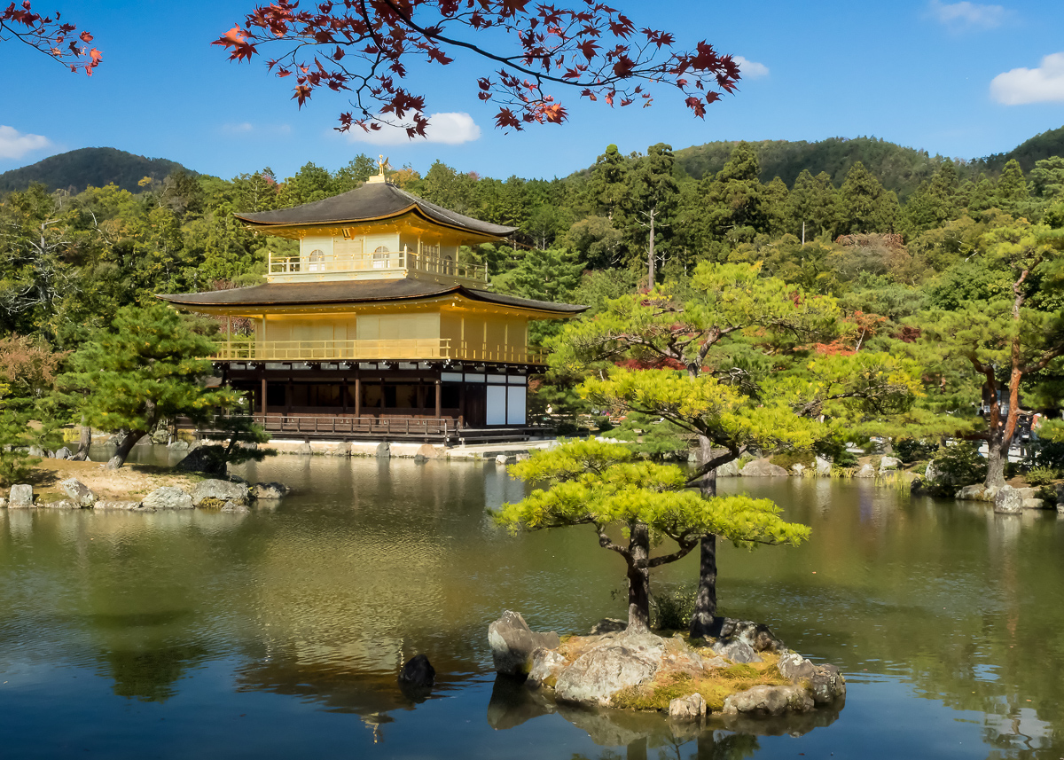 Golden Pavilion (Kinkakuji), Buddhist temple in Kyoto