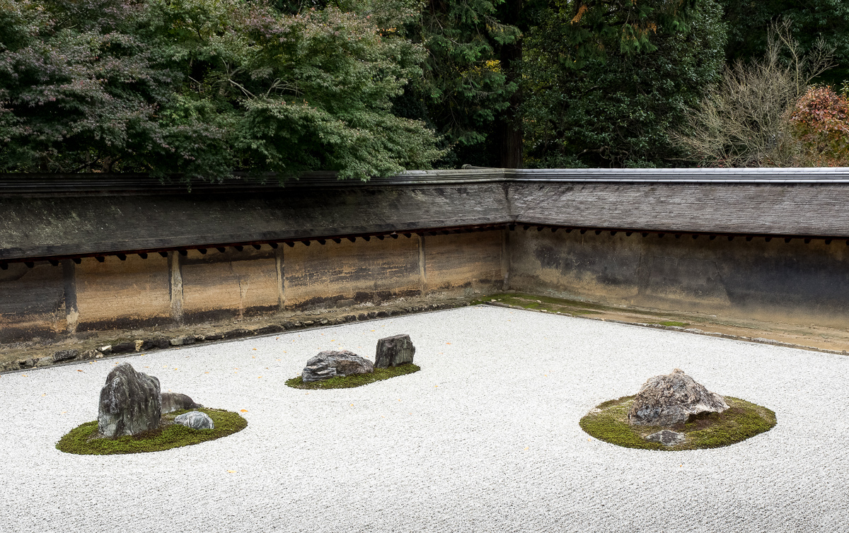 Rock garden, Ryoan-ji Temple, Kyoto