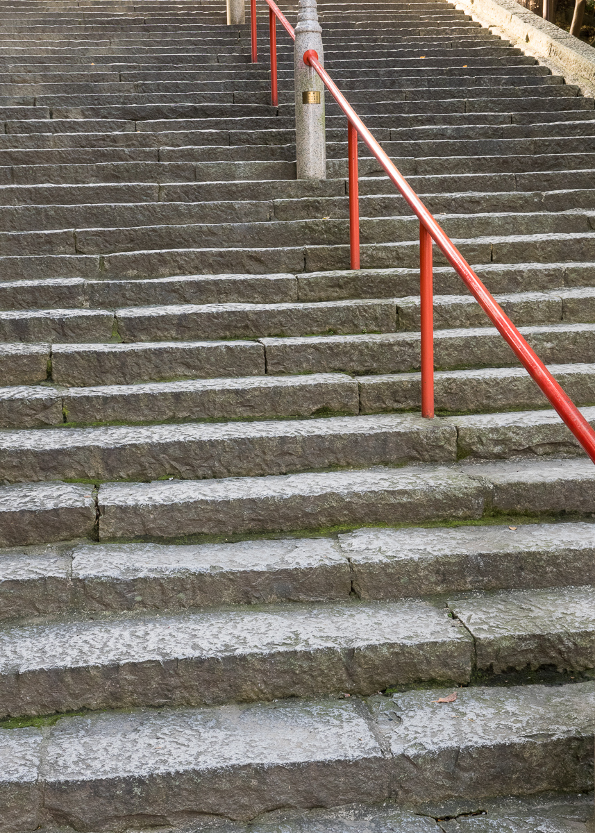 Stairs, Kibitsu Shrine, Okayama