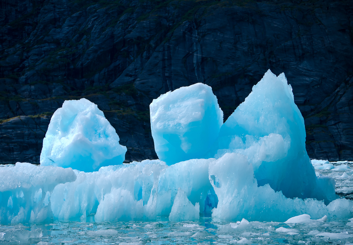 Blue ice, Alaska