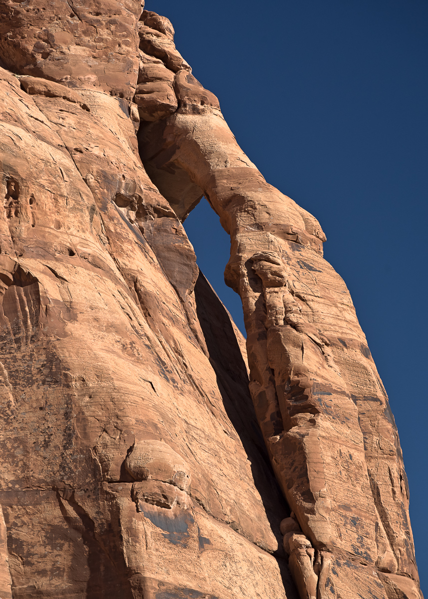 Rock arch along Potash Road, near Moab
