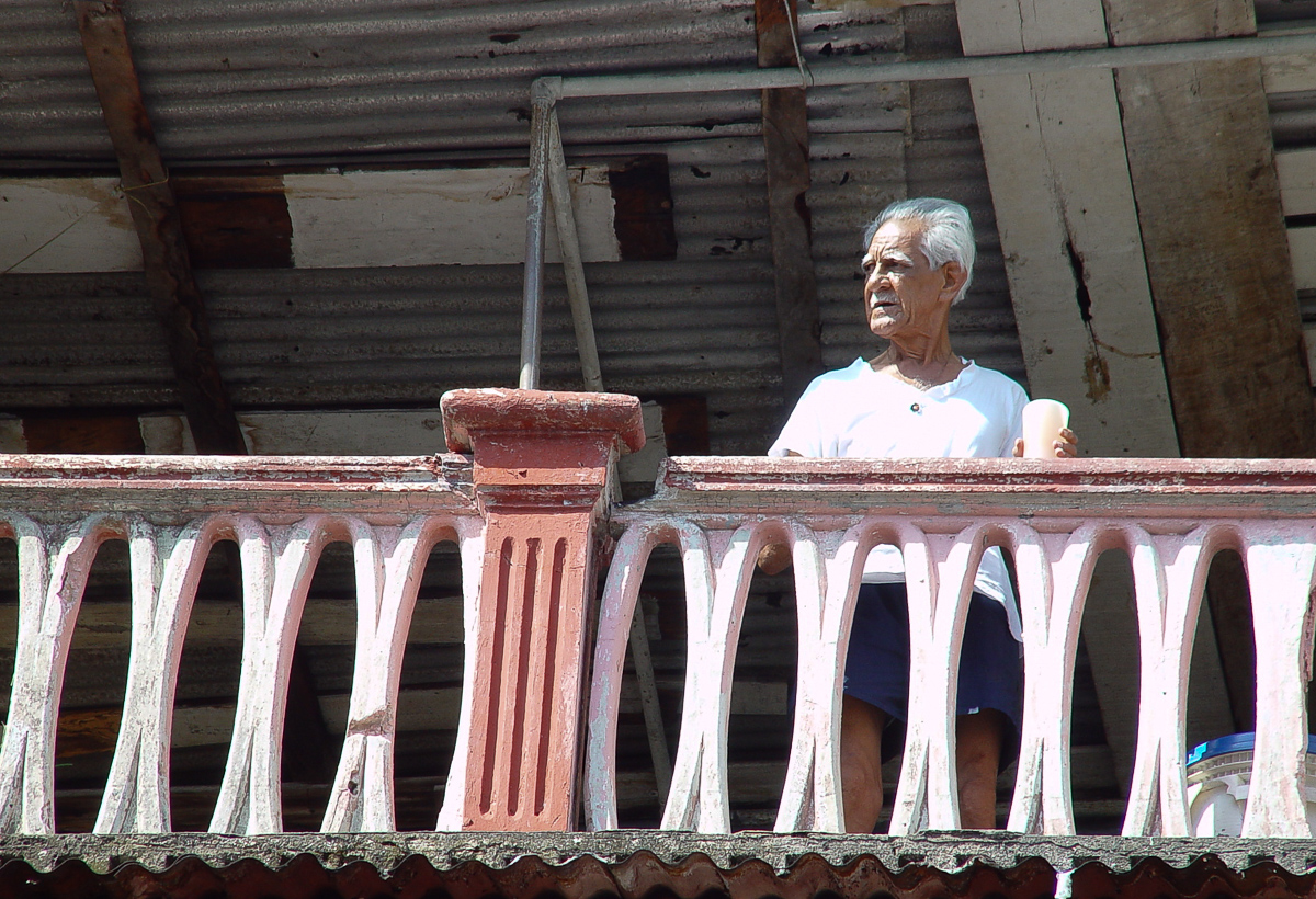 Old man, Panama City, Panama