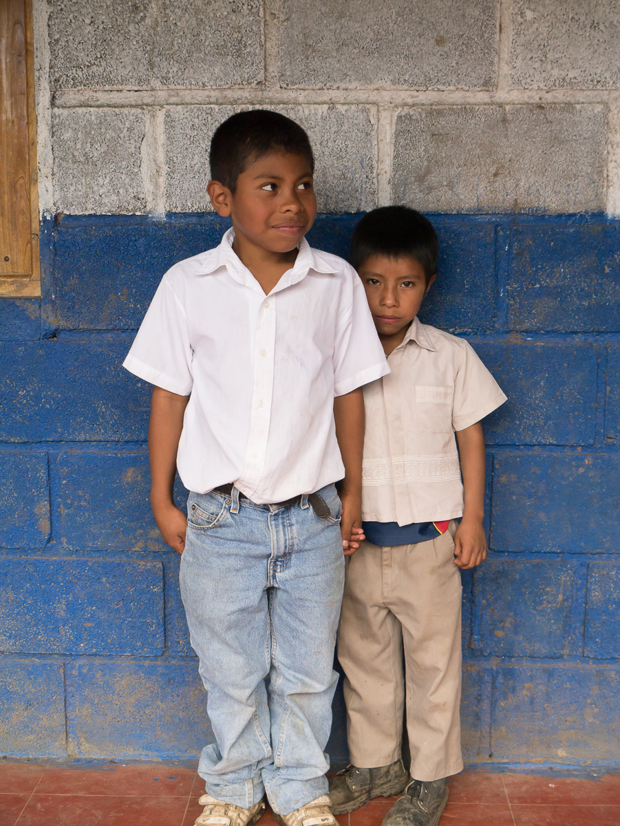 Brothers at their school, San Ramón, Nicaragua