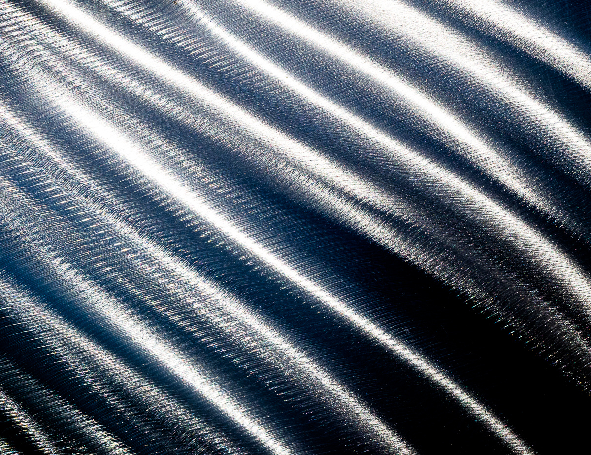 Closeup, steel