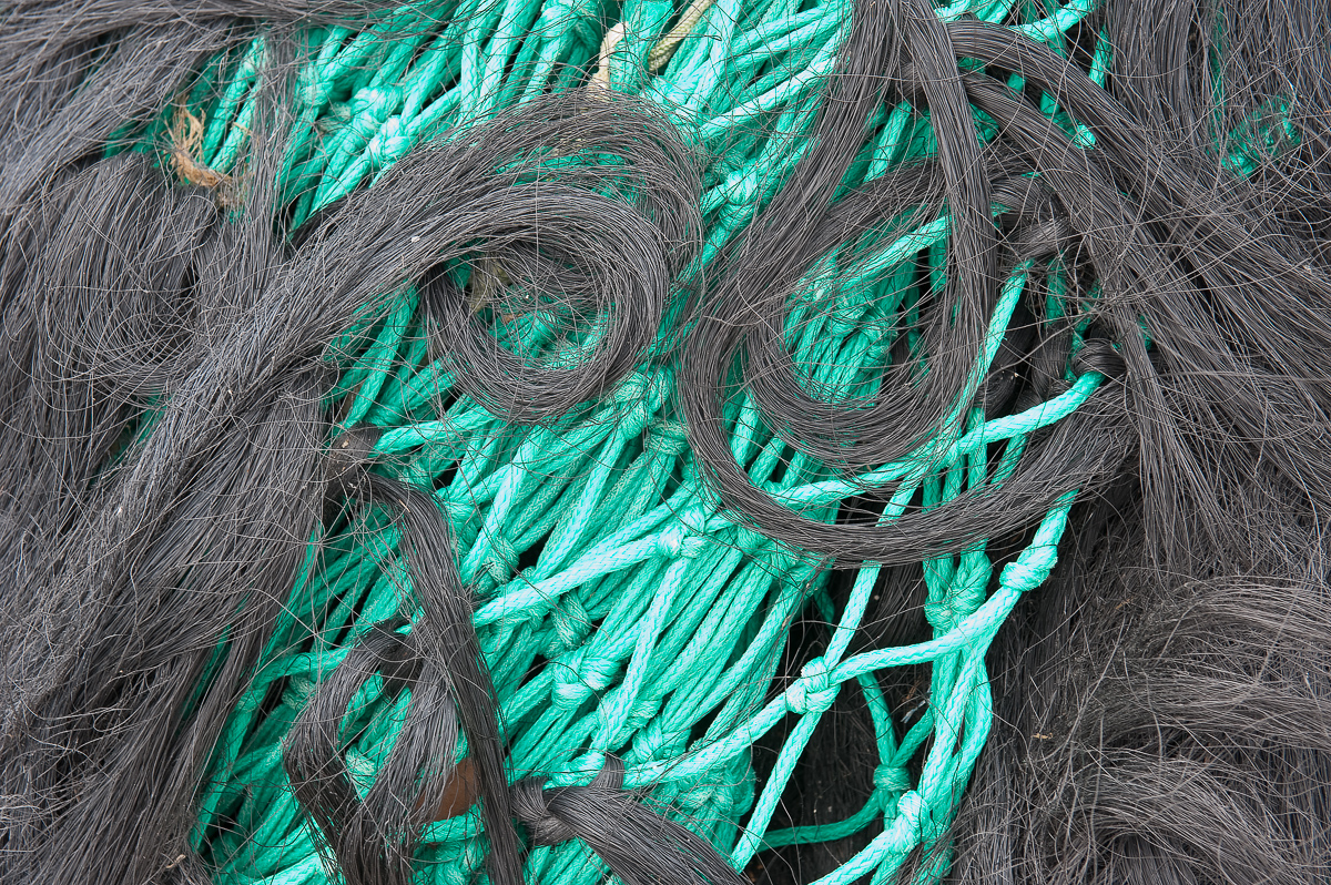 Abandoned fishing nets